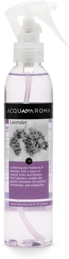 Acqua Aroma Lavender Fabric Refresher 6.8 FL OZ (200ml) Fresh Linen Spray