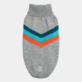 Alpine Dog Sweater | Grey Mix