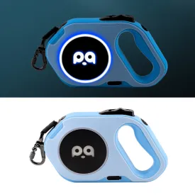 Amazon's new pet LED light automatic retractable leash outdoor cool dog leash light retractable tractor