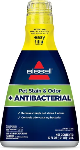 Bissell Pet Stain & Odor Plus Antibacterial 2 in 1 Carpet Formula