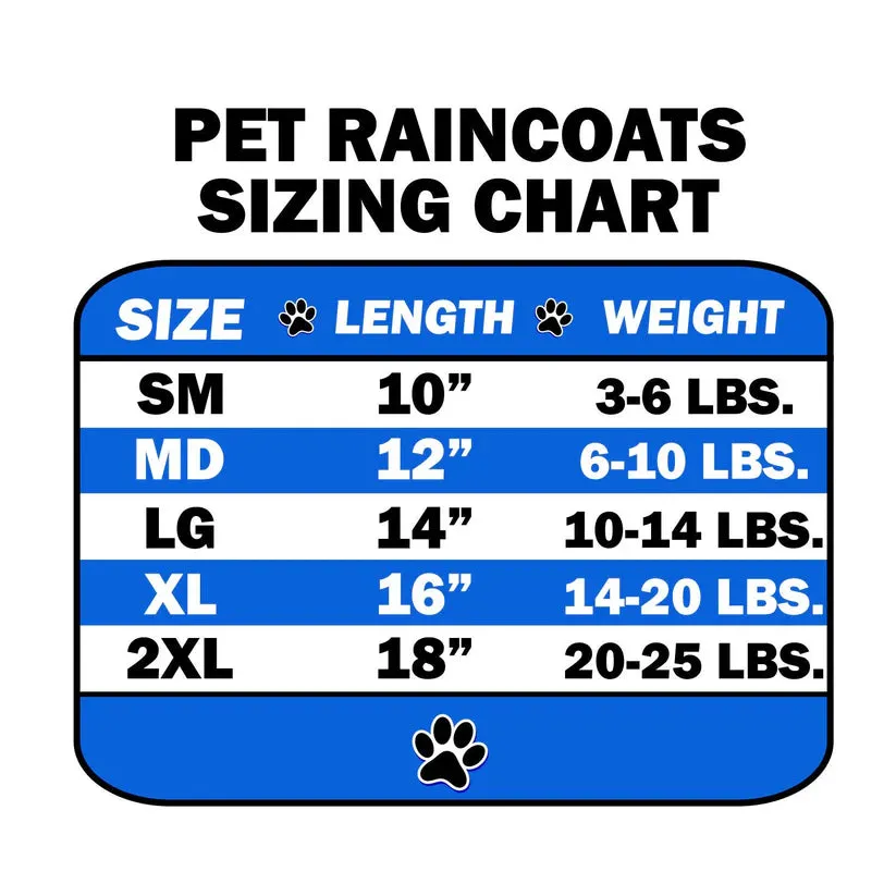 Dog & Cat Hooded Raincoat