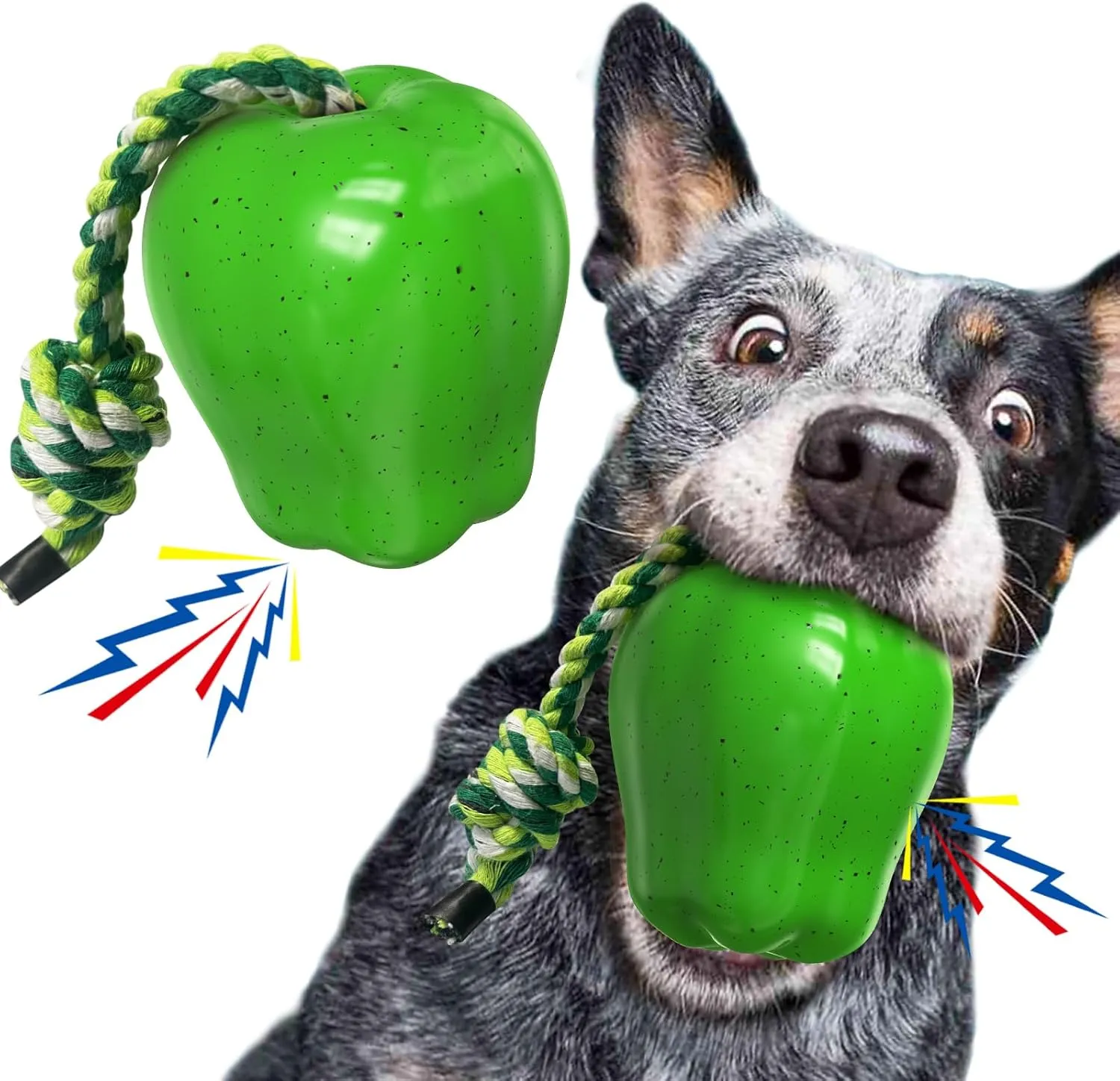 Dog Toy Multi-Functional Pet Toys Long Lasting Dog Chews Squeaky Dog Toys Tough Dog Toys for Gift