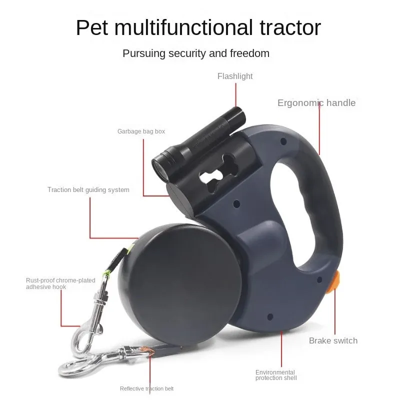 Dual Dog Leash - 2 Dogs, 1 Leash