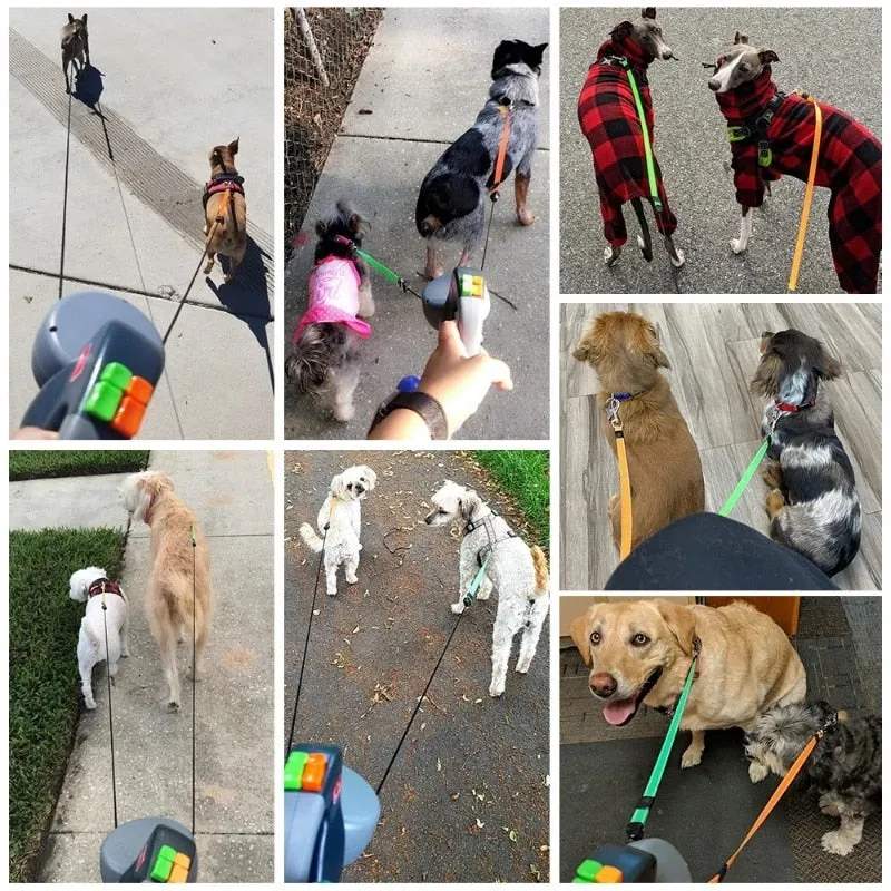 Dual Dog Leash - 2 Dogs, 1 Leash