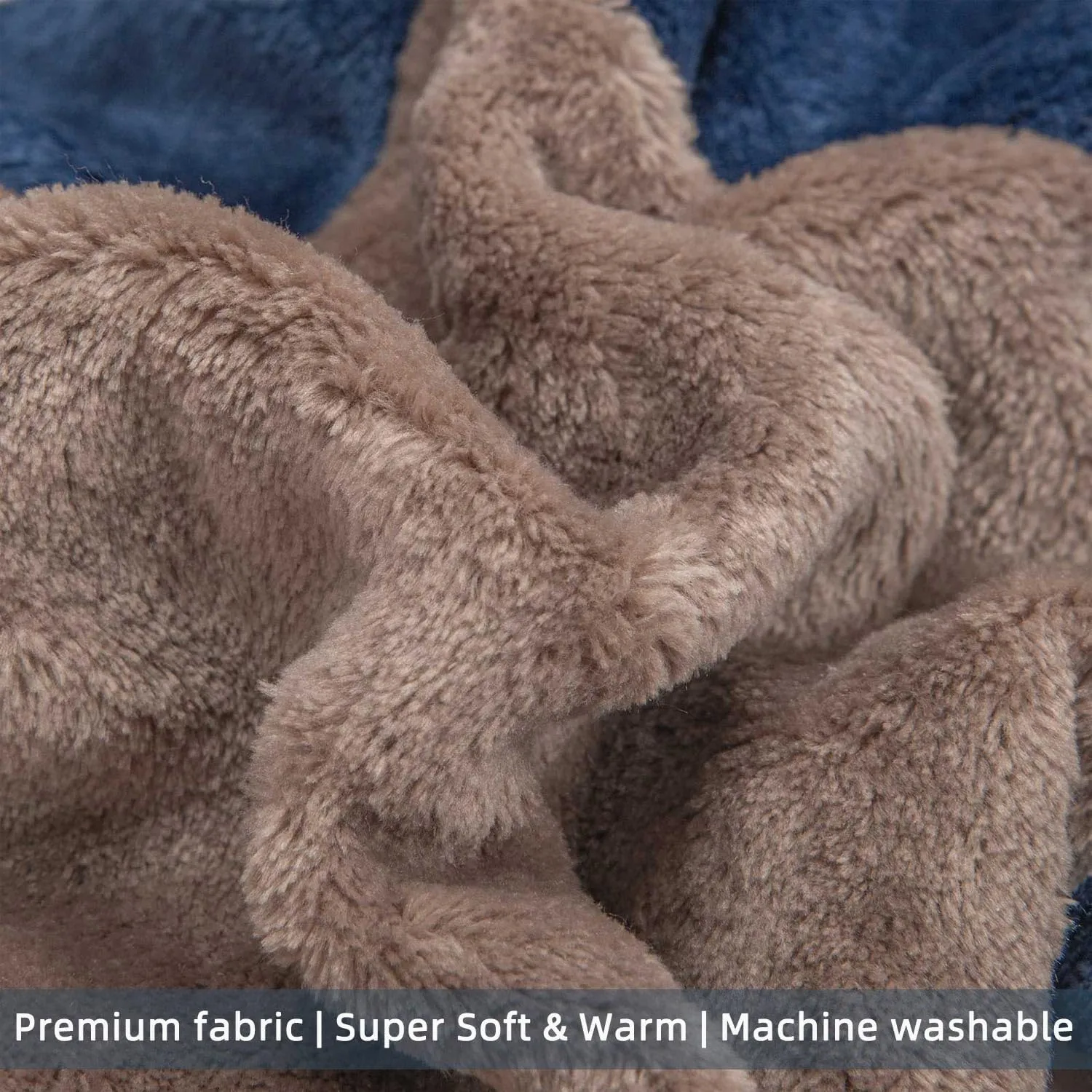 FabriCastle Dog Hoodie Sweater for Small Dogs Boy and Girl, Dog Clothes S XS XXS Puppy Sweatshirt, Pet Outfit, Cat Clothing Super Soft Warm Snap On Closure (Khaki-Navy, X-Small)
