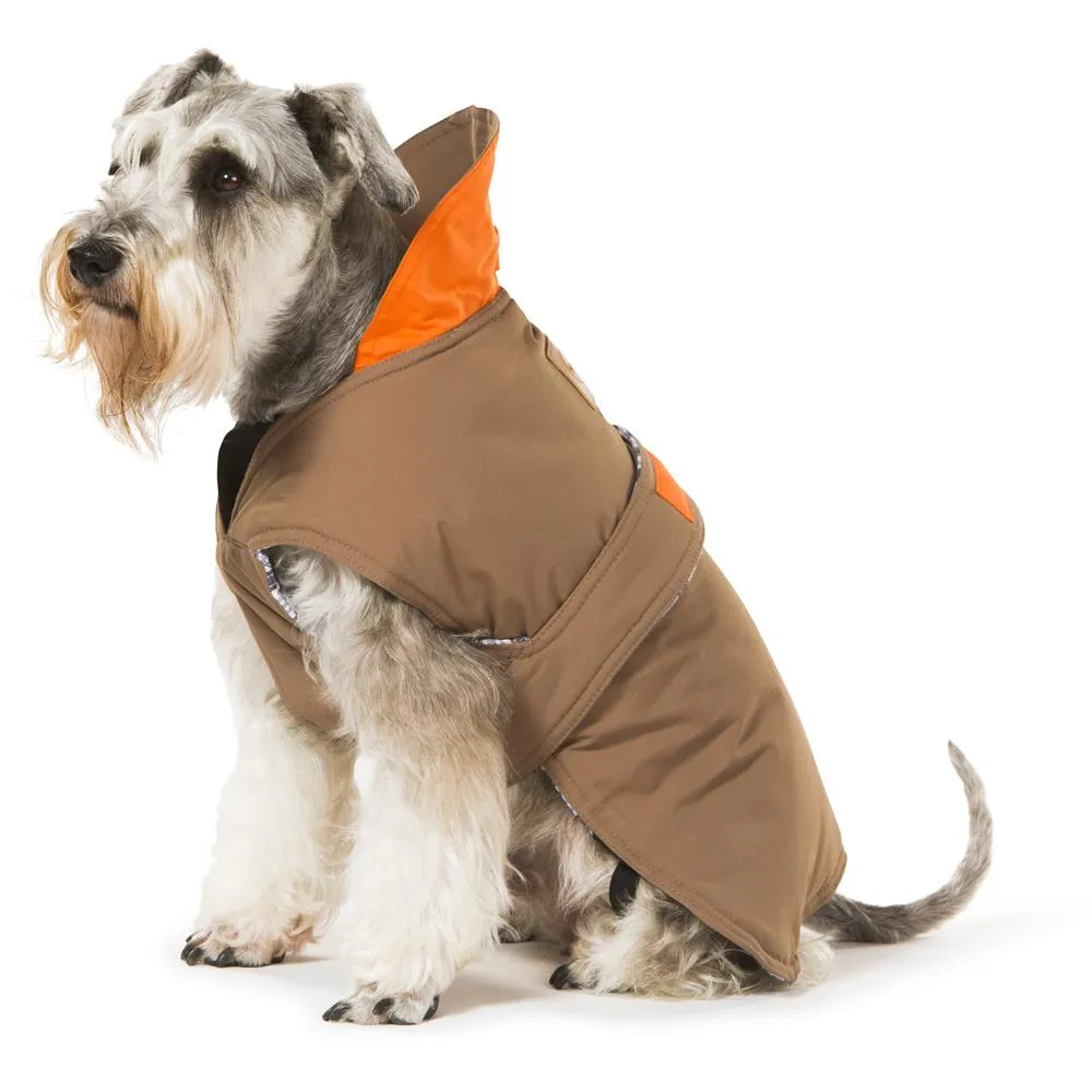 Hamish McBeth All Weather Waterproof Dog Coat - Brown