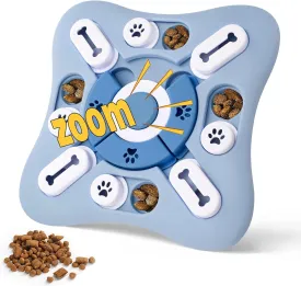 Interactive Dog Puzzle Toys - Enrichment & Mental Stimulation for Large, Medium & Small Dogs; Treat Dispensing Chew Toys for Puppy & Cats (Sky Blue)