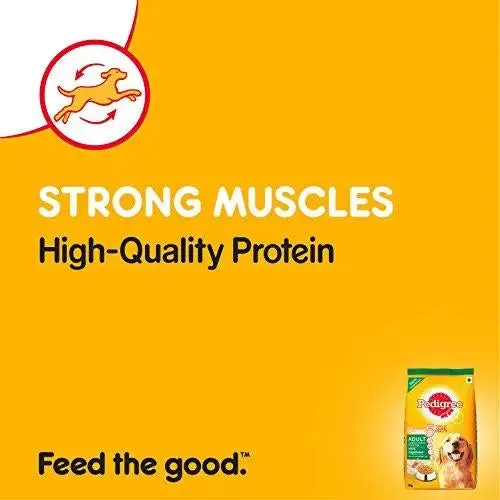 Pedigree Adult Dog Food Vegetarian, 3 kg Pack