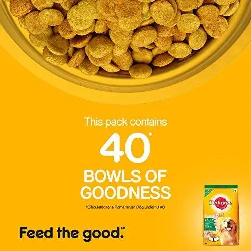 Pedigree Adult Dog Food Vegetarian, 3 kg Pack