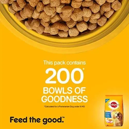 Pedigree Adult Dry Dog Food, Chicken & Vegetables – 15 kg Pack