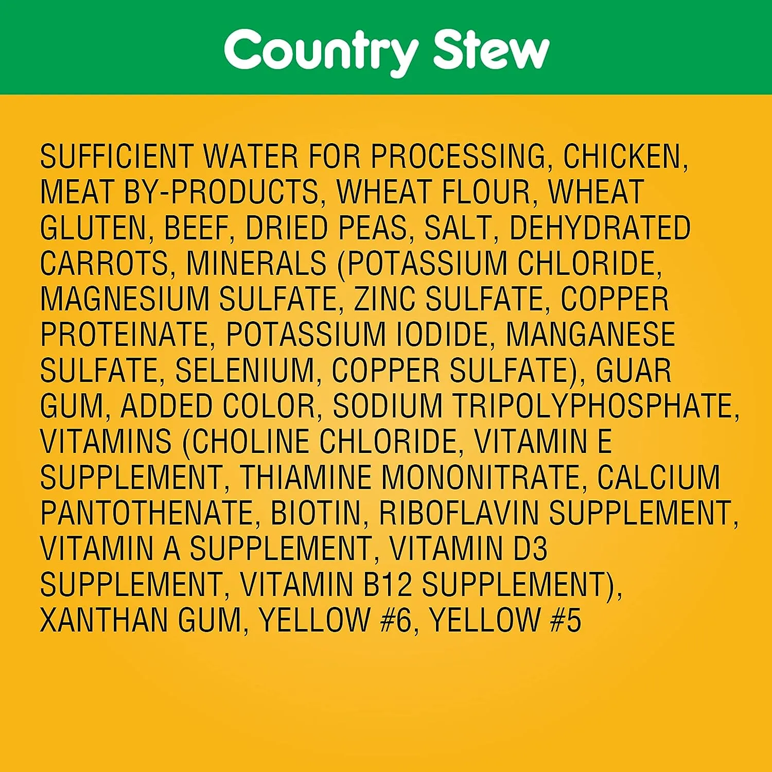 PEDIGREE CHOICE CUTS ADULT WET DOG FOOD COUNTRY STEW 375G - PCCCS375