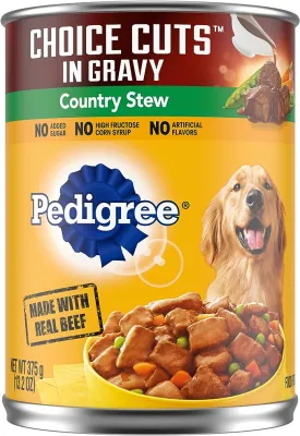 PEDIGREE CHOICE CUTS ADULT WET DOG FOOD COUNTRY STEW 375G - PCCCS375