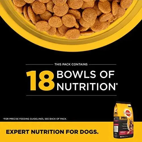 Pedigree PRO Expert Nutrition, Dry Dog Food for Active Adult Dogs (18 Months Onwards) - 3 kg Pack