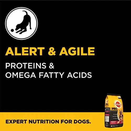 Pedigree PRO Expert Nutrition, Dry Dog Food for Active Adult Dogs (18 Months Onwards) - 3 kg Pack