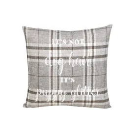 Pet Brands Tweedy Cushion With Quote Print