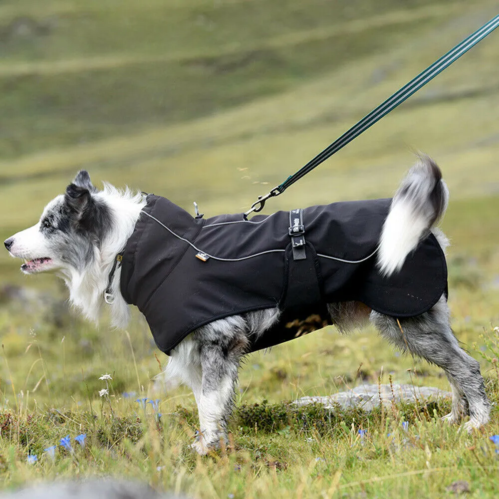 Pet Dog Raincoat Rain Coat Jacket Windbreaker Waterproof Clothes Harness Hole