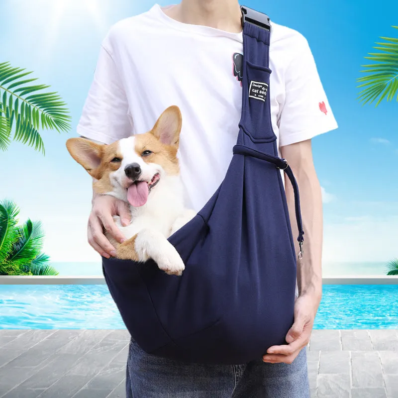 Pet Puppy Carrier Bag Cats Outdoor Travel Dog Cotton Shoulder Crossbody Bag