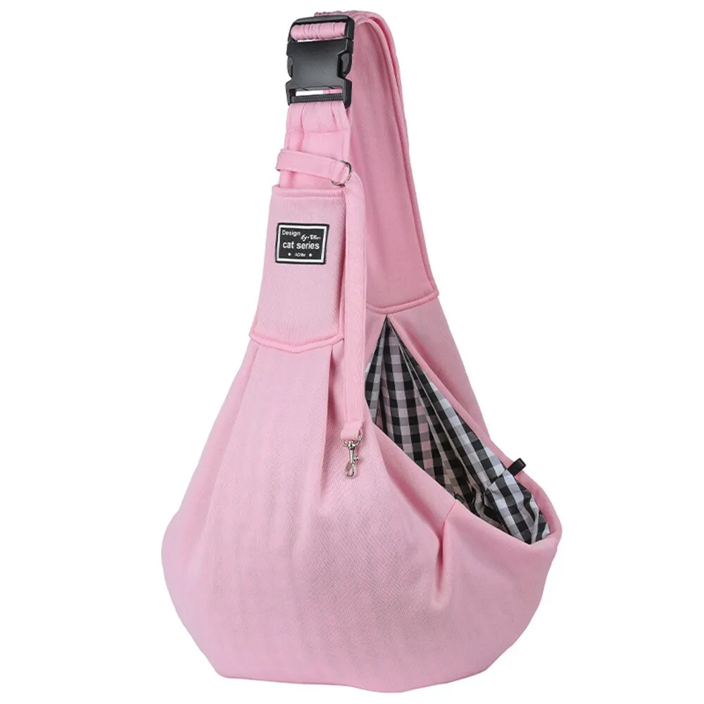 Pet Puppy Carrier Bag Cats Outdoor Travel Dog Cotton Shoulder Crossbody Bag