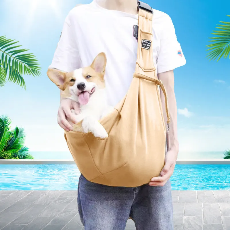 Pet Puppy Carrier Bag Cats Outdoor Travel Dog Cotton Shoulder Crossbody Bag