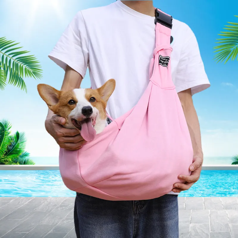Pet Puppy Carrier Bag Cats Outdoor Travel Dog Cotton Shoulder Crossbody Bag