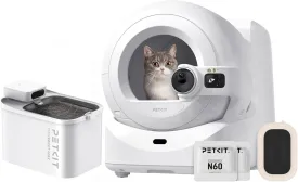 PETKIT PUROBOT Ultra AI Camera Auto-Packing and Self-Cleaning Cat Litter Box   EVERSWEET MAX Cordless Cat Water Fountain, True Touch-Free Automatic Cat Lotter Box, App Control