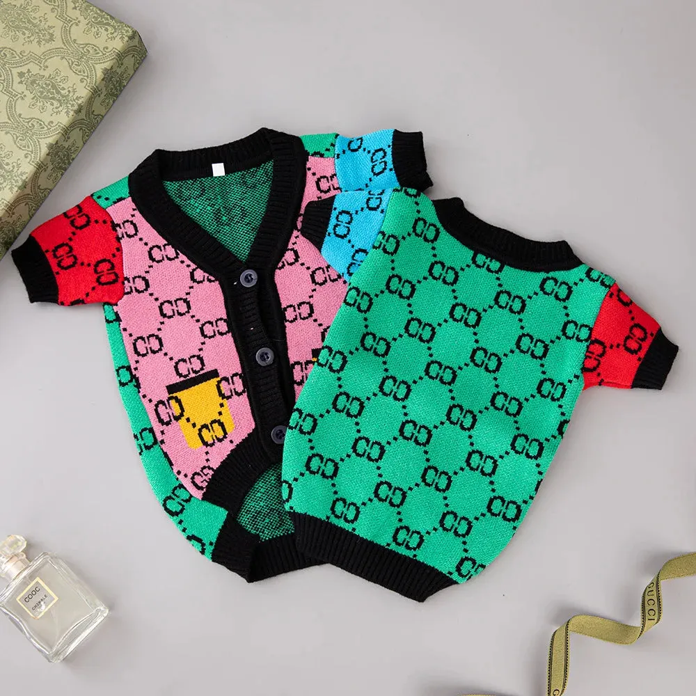 Rainbow Pet Cardigan