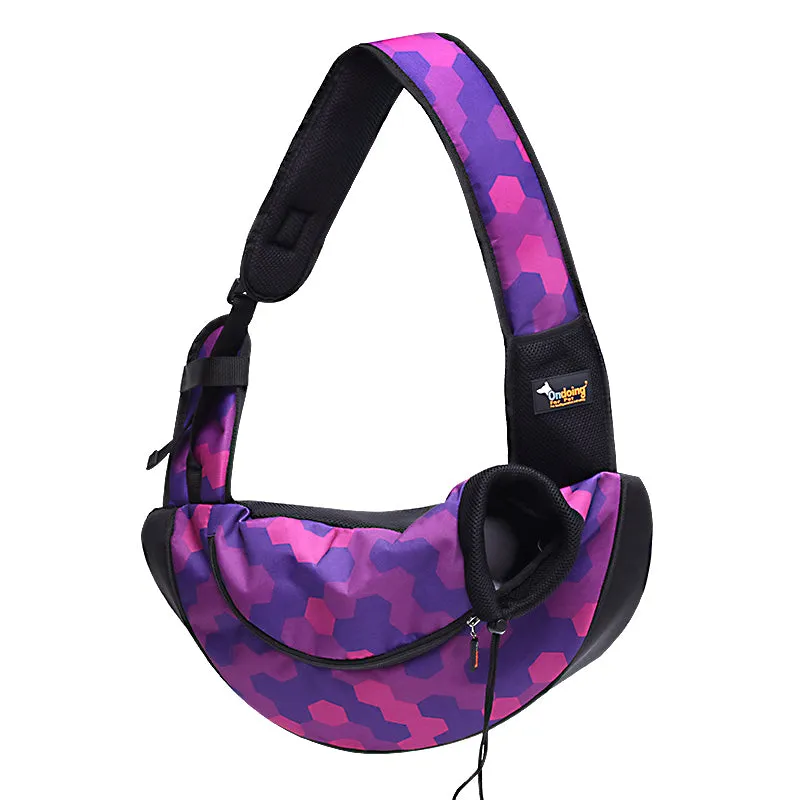 Small Dog Cat Sling Carrier Bag Travel Tote Soft Comfortable Shoulder Carry