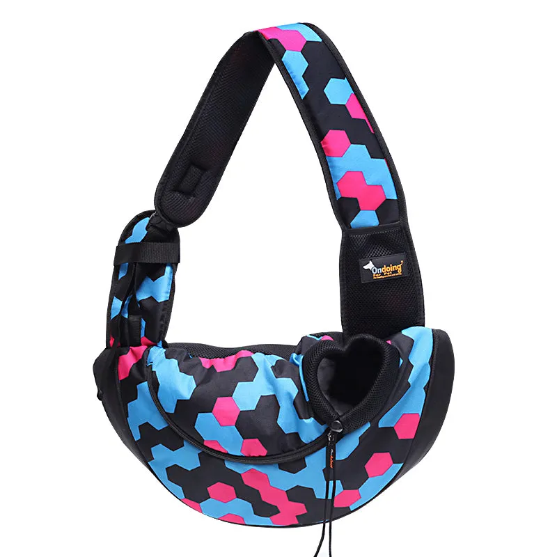 Small Dog Cat Sling Carrier Bag Travel Tote Soft Comfortable Shoulder Carry