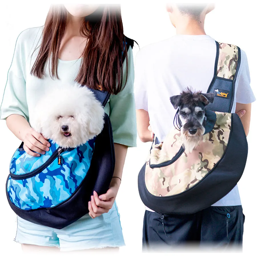 Small Dog Cat Sling Carrier Bag Travel Tote Soft Comfortable Shoulder Carry
