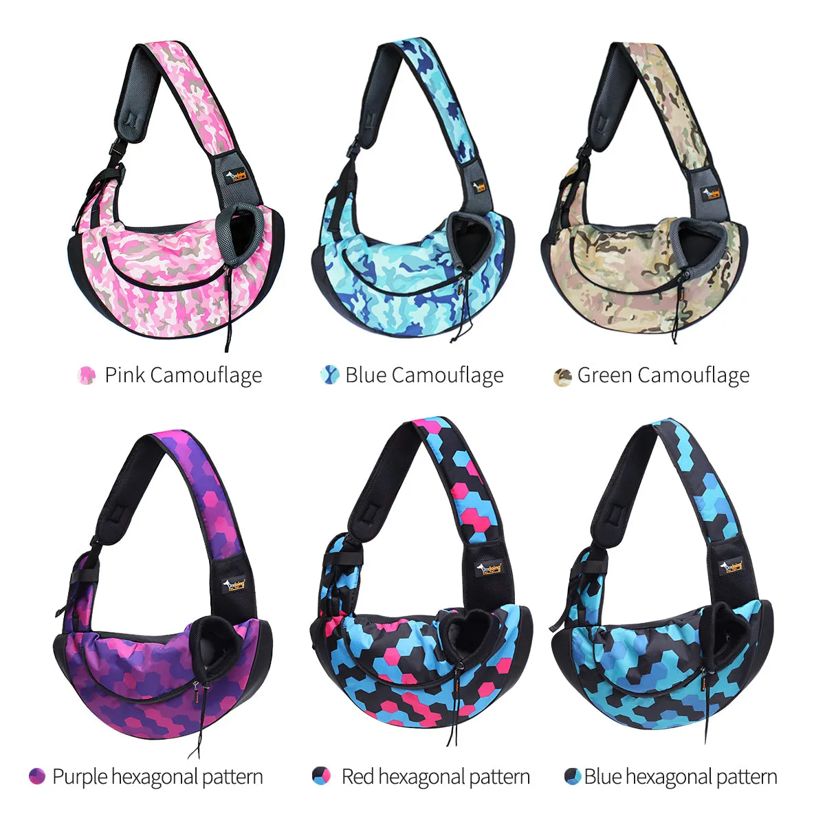 Small Dog Cat Sling Carrier Bag Travel Tote Soft Comfortable Shoulder Carry