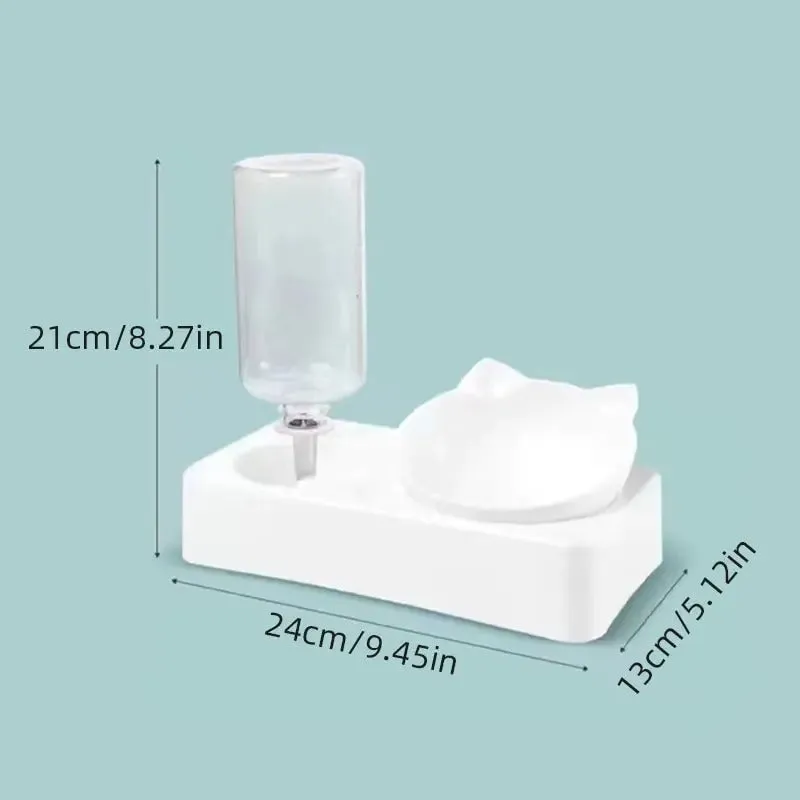 Tilted 2 in 1 Bowl