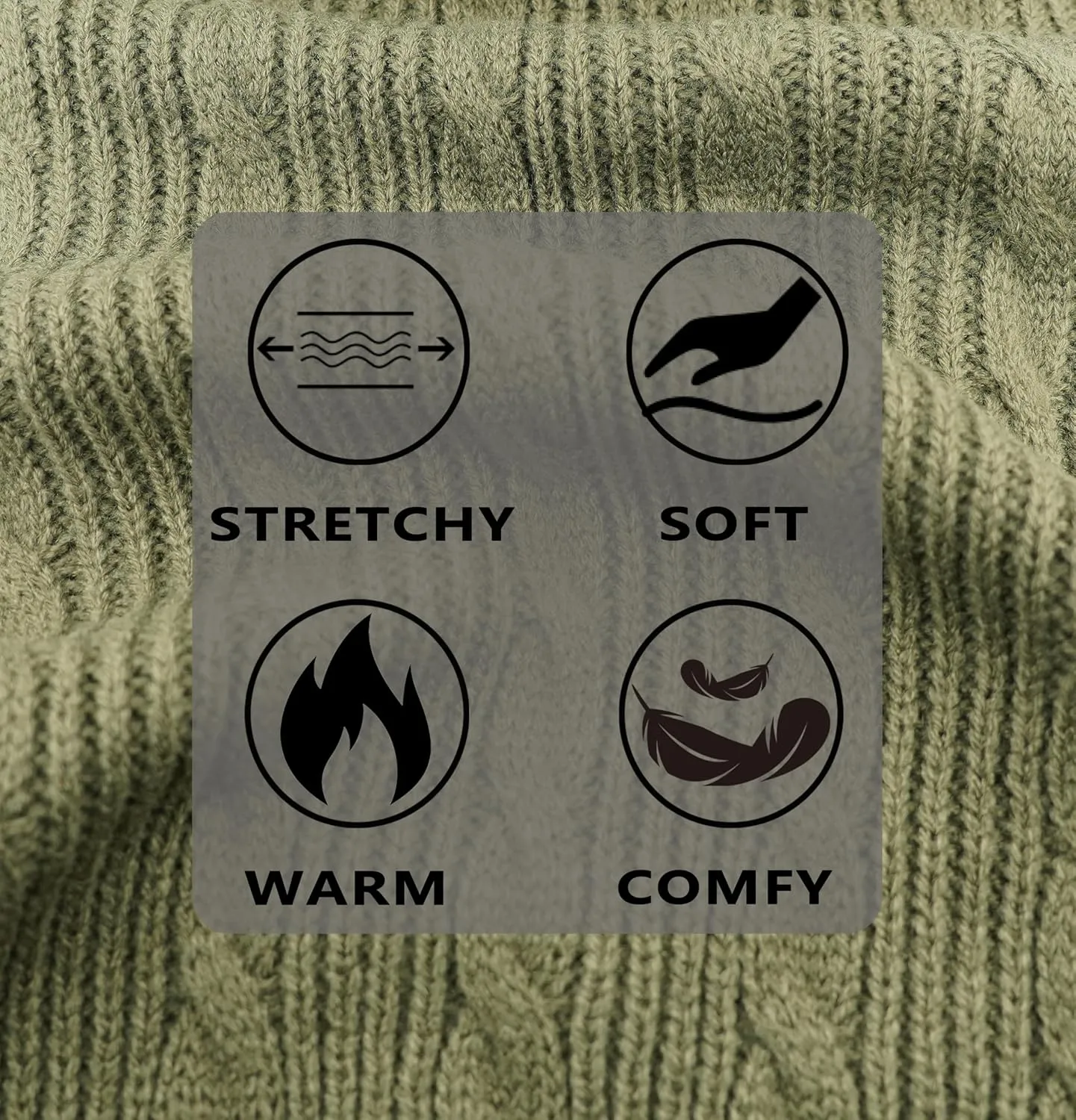 Turtleneck Dog Sweaters Dog Clothes for Small Dogs Dog Knitted Warm Sweater Puppy Cold Weather Clothes Small Dog Pullover Sweater Fall Winter Doggie Outfits Cat Apparel (Green, Medium)