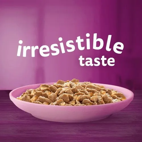 Whiskas 2-12 Months Kitten Food Pouches Poultry Selection in Jelly 12 x 100g