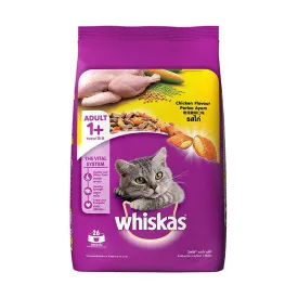 Whiskas Adult (1 Yrs  ) Chicken Flavour, Dry Cat Food 1.2 kg
