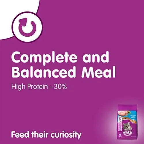 Whiskas Adult Dry Cat Food, Ocean Fish flavour – 1.2 kg Pack