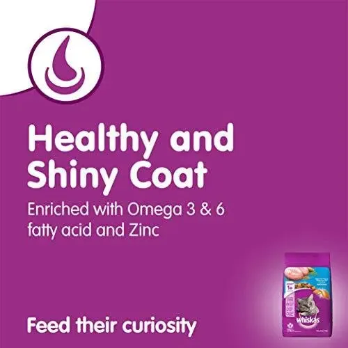 Whiskas Adult Dry Cat Food, Ocean Fish flavour – 1.2 kg Pack