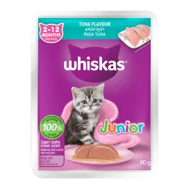 Whiskas Kitten Pouch Junior (2-12 months) – Tuna