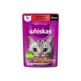 Whiskas with Lamb and Beef pieces in jelly 75g
