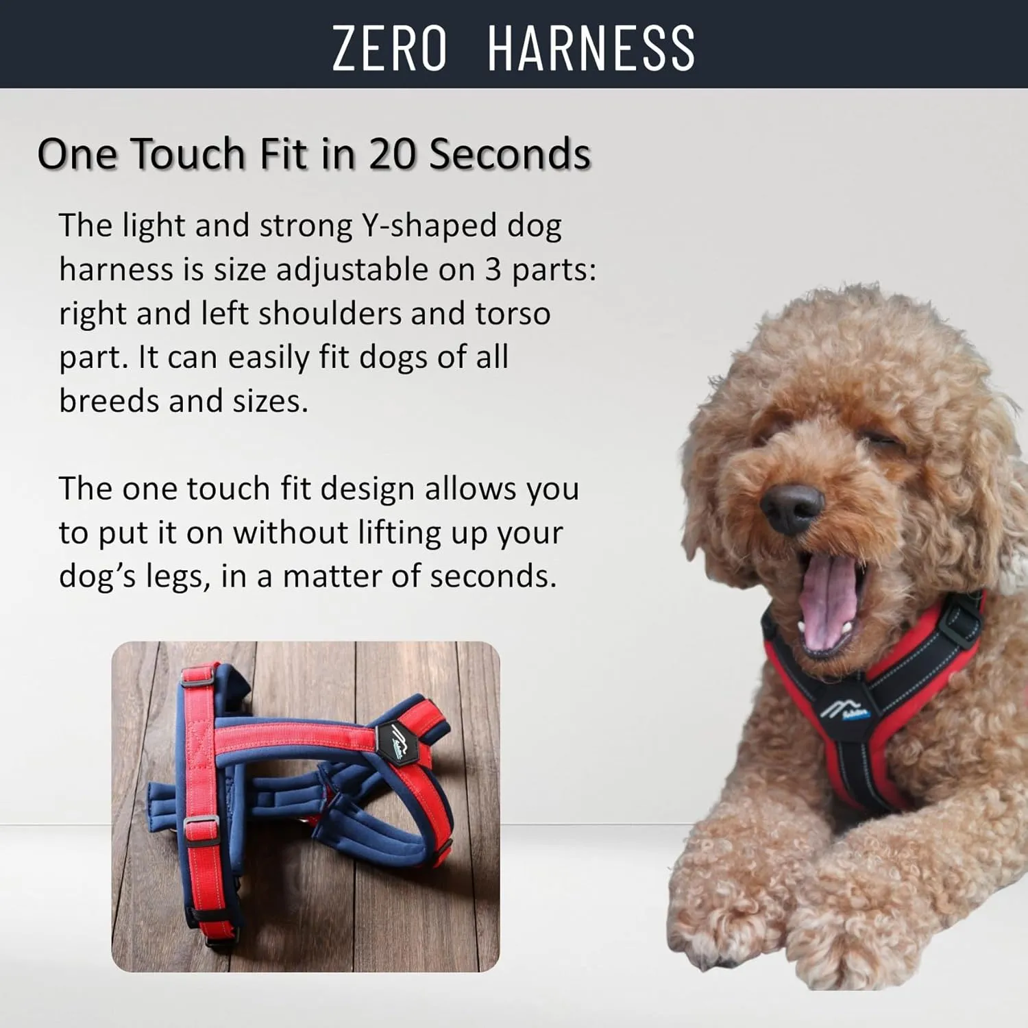 Zero Harness (XXS, Lime x Yellow)