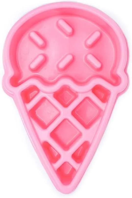 ZippyPaws - Happy Bowl - Slow Feeder Dog Bowl - Up to 10x Slower Eating - Dishwasher Safe, Non Slip - Ice Cream